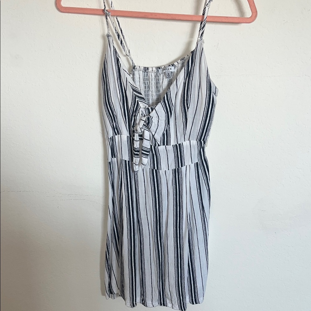 Striped Sleeveless Dress